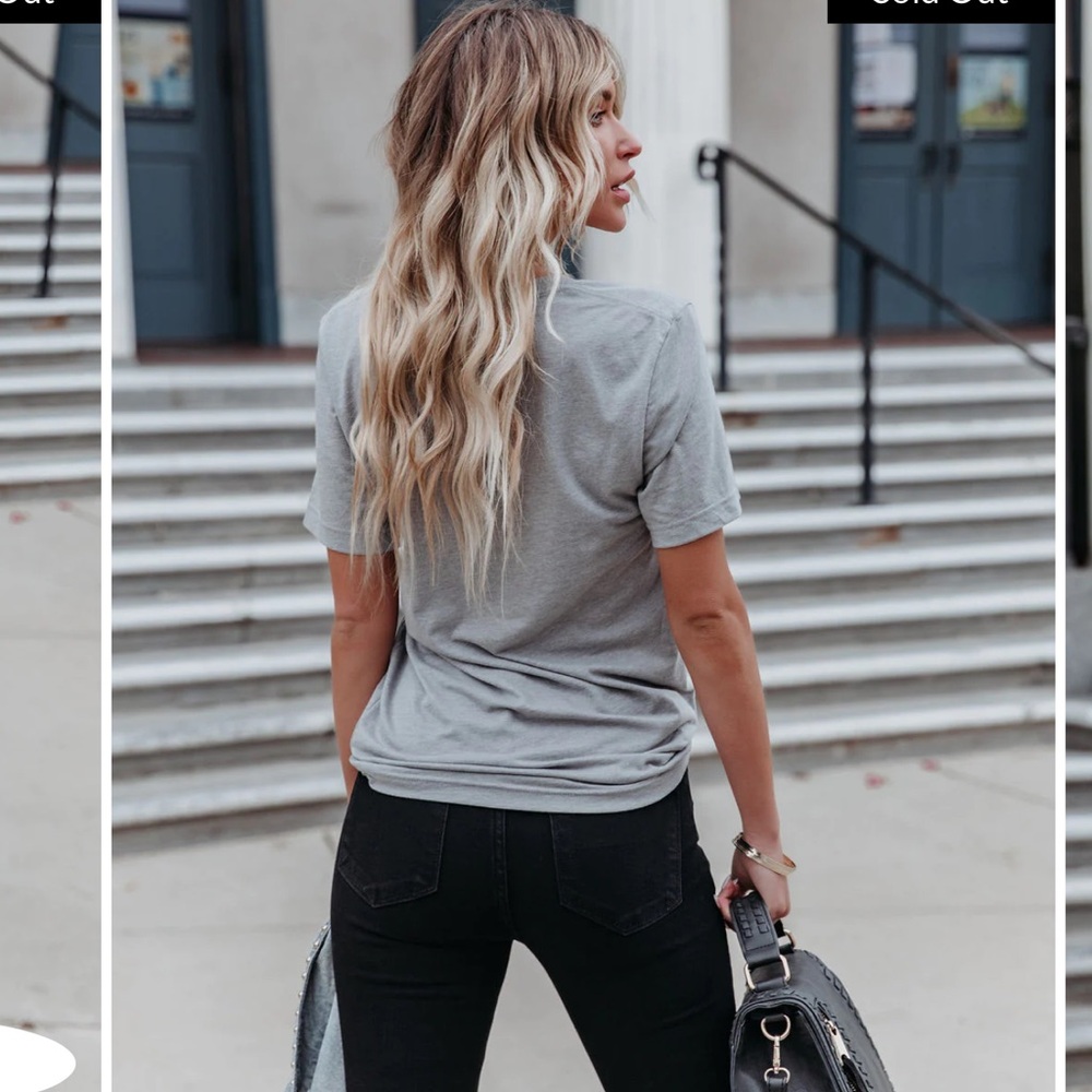 VICI COLLEGIATE WEEKENDER COTTON BLEND TEE - Picture 9 of 9
